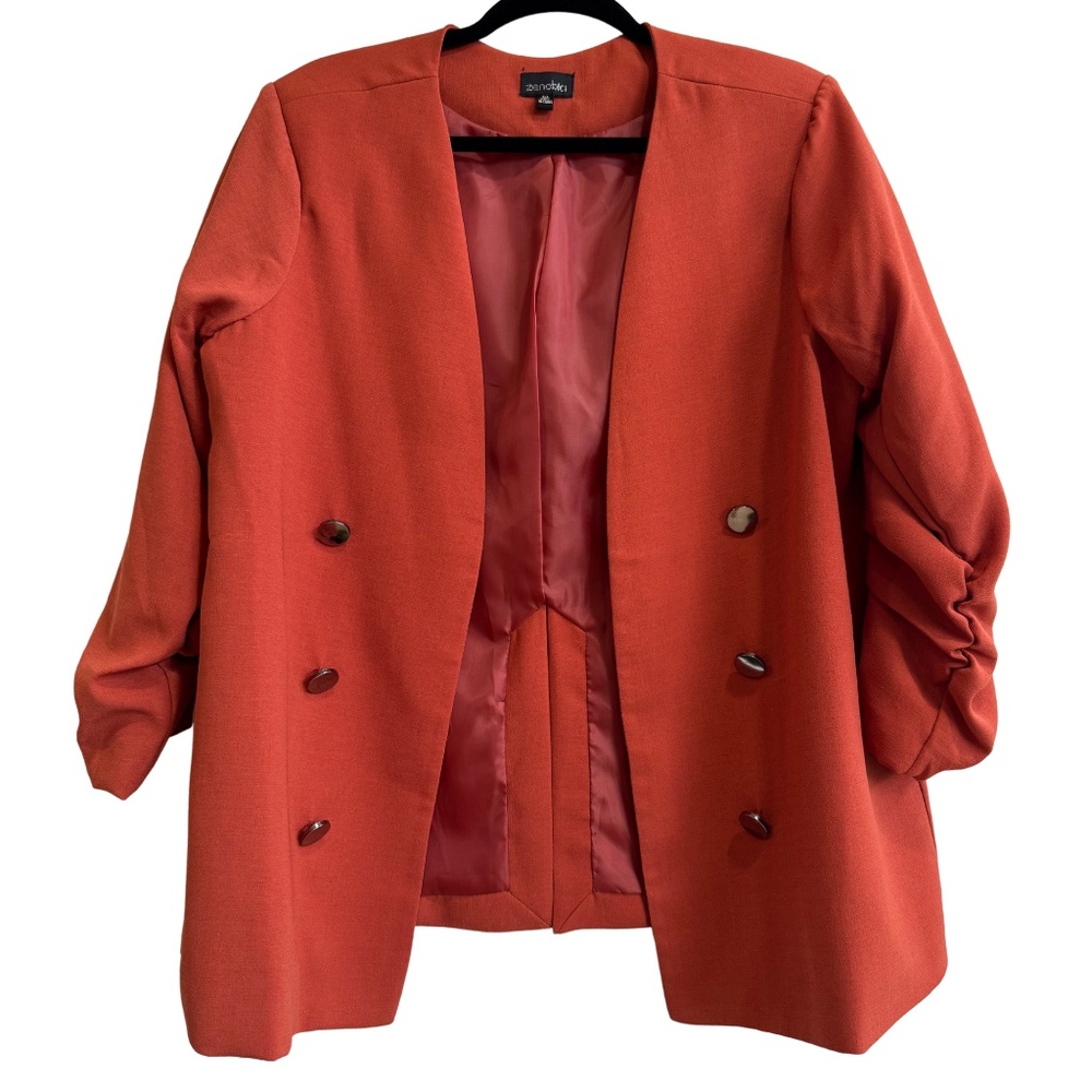 NWOT Burnt Orange Plus Size Women’s Blazer